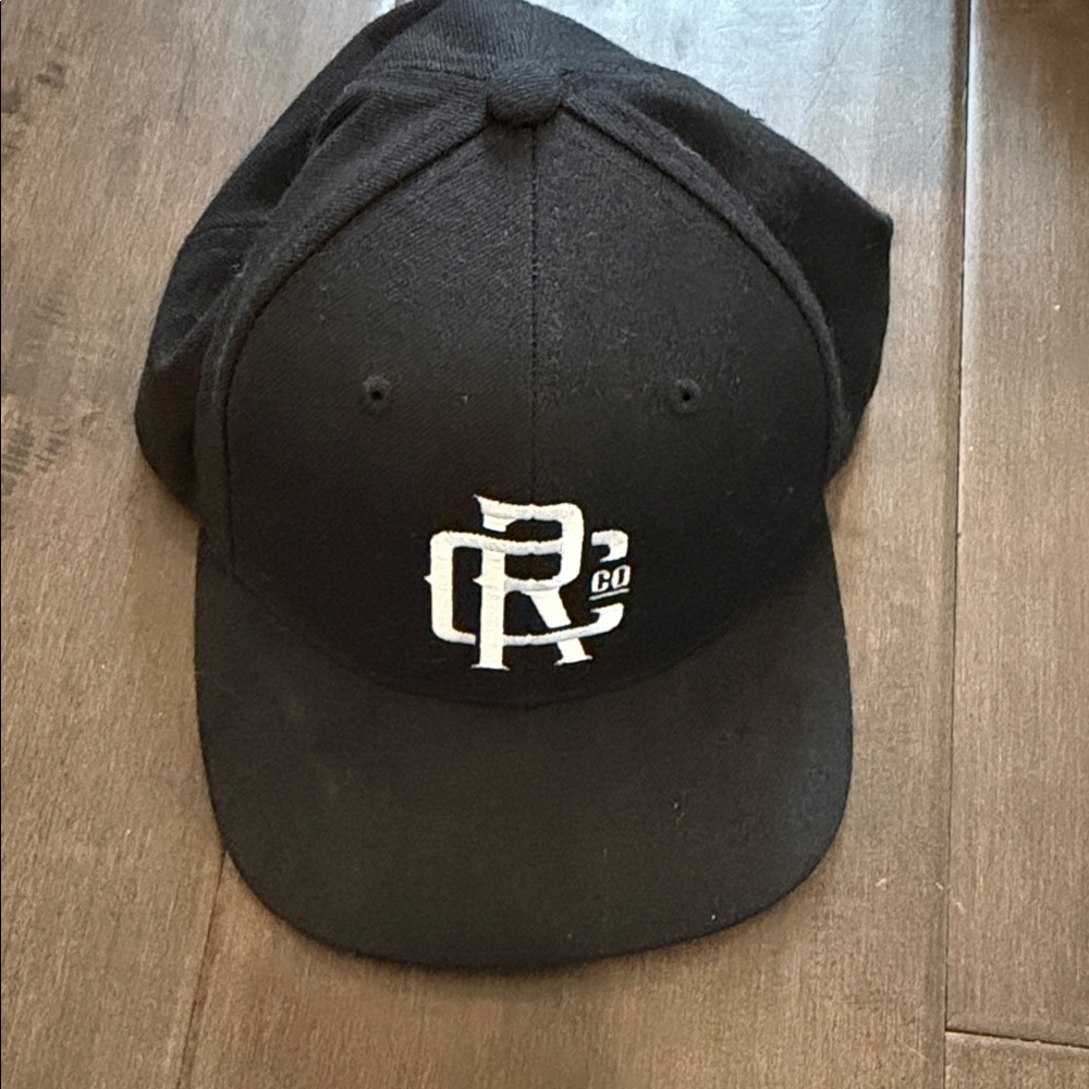Black Baseball Cap with Logo